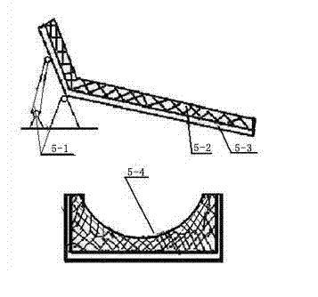High-temperature liquid-state steel slag granulating device and process