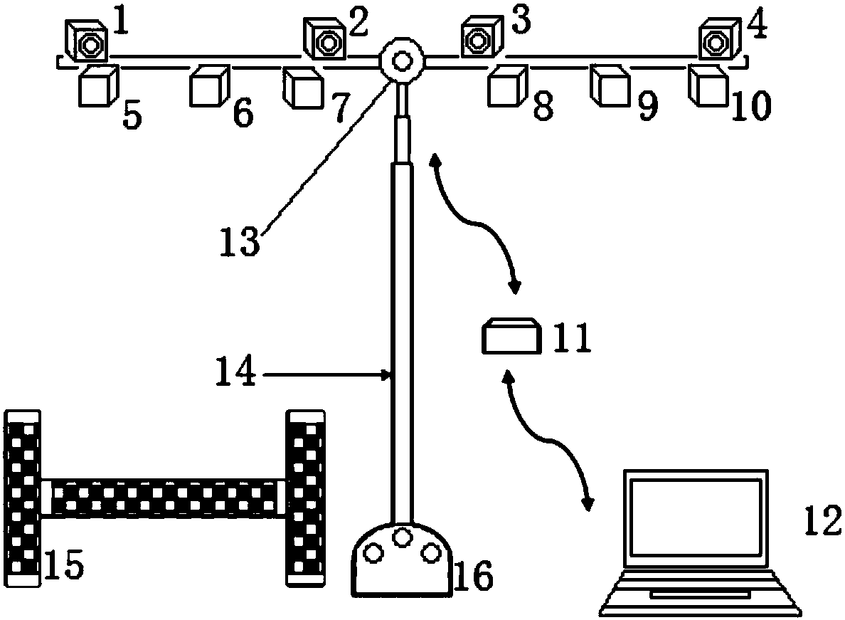 Automatic limit detection device for rail freight train