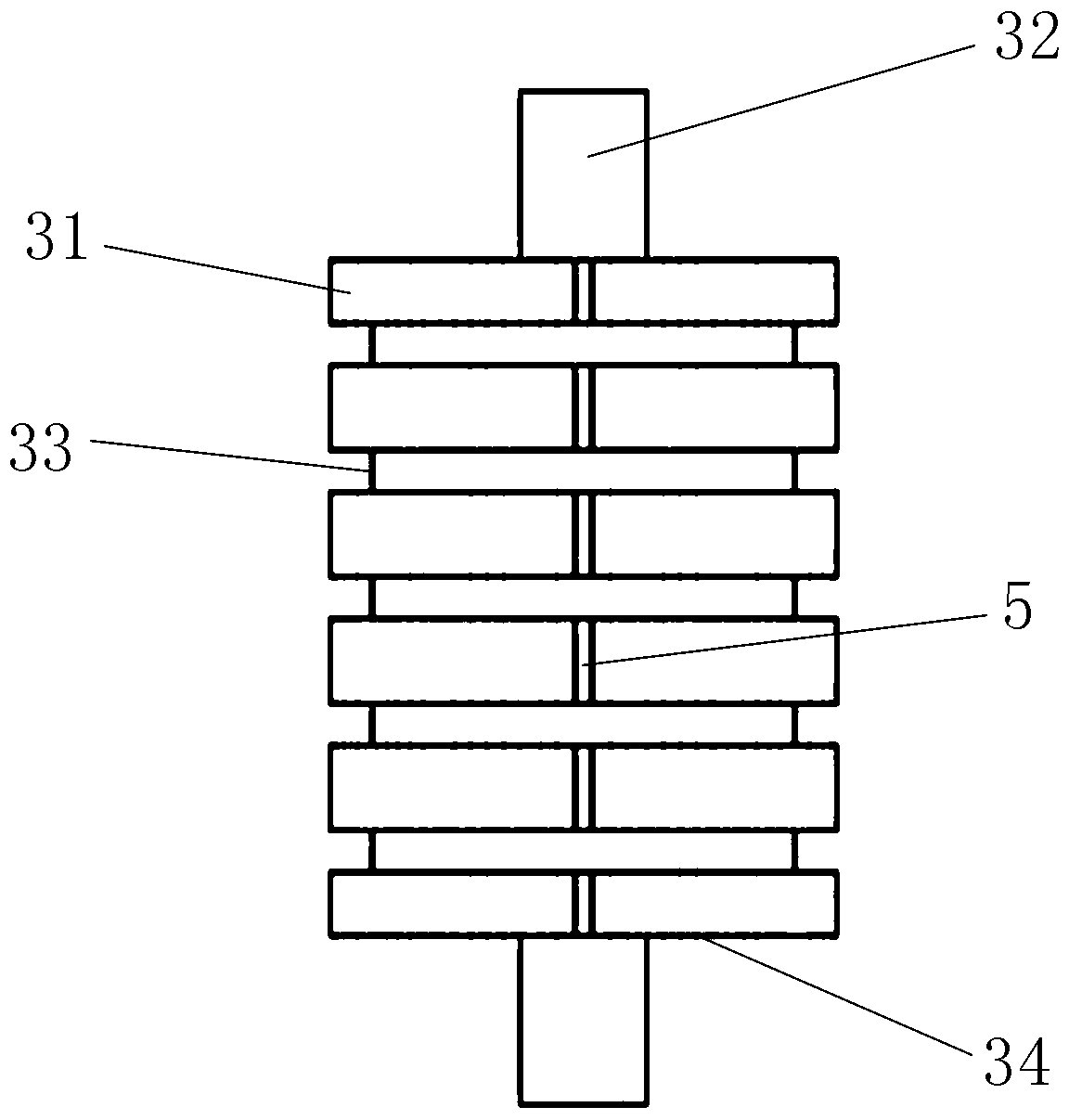 Easy-to-place enameled wire guiding device