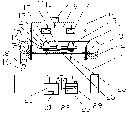 Shaping device for hat production