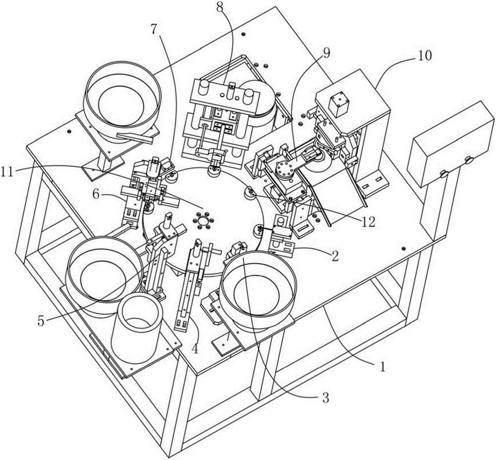 Full-automatic closing machine for needle valve