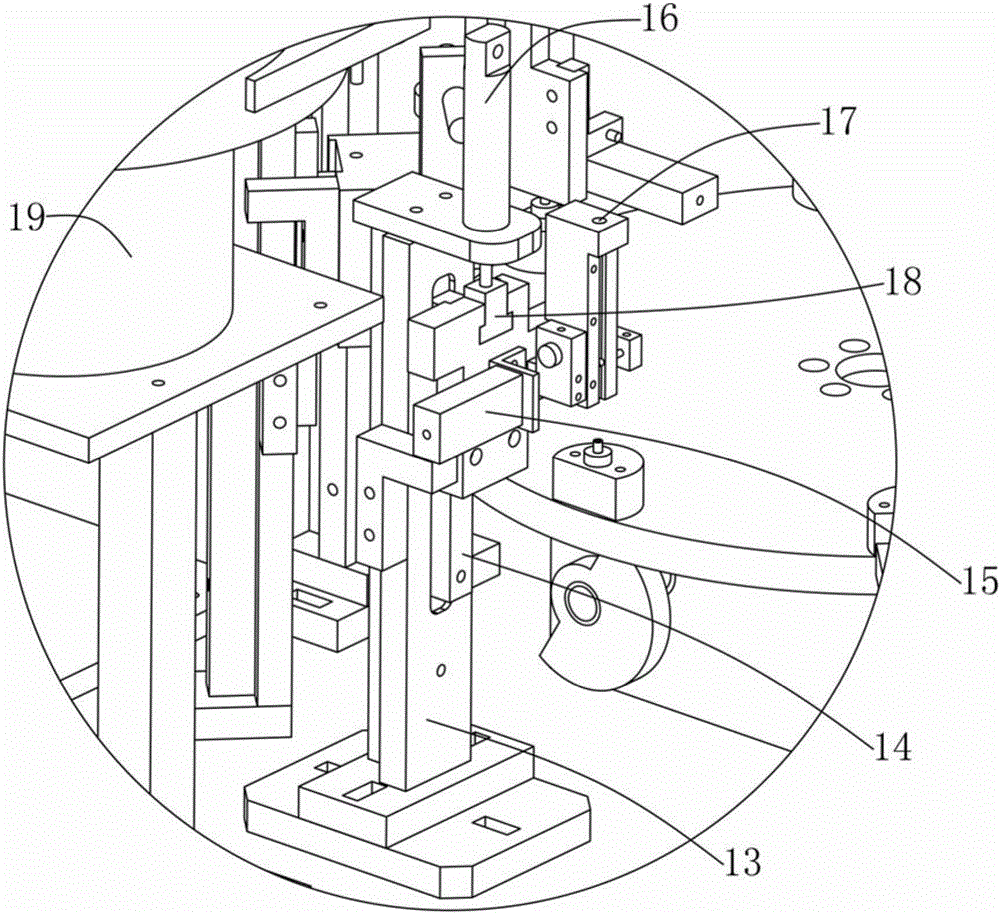 Full-automatic closing machine for needle valve