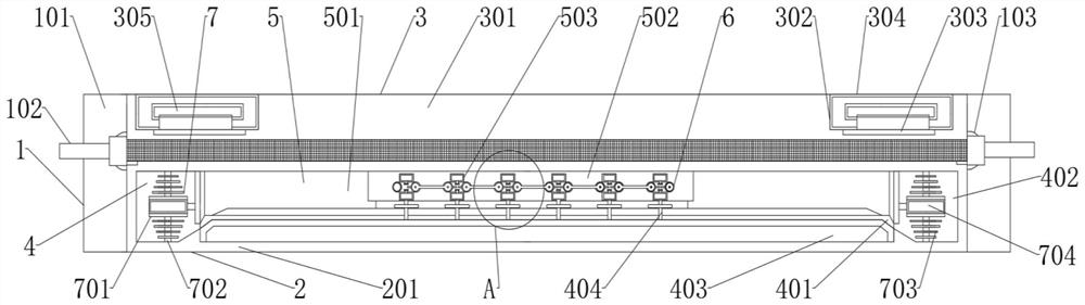 Packaging structure and packaging device of flexible circuit board