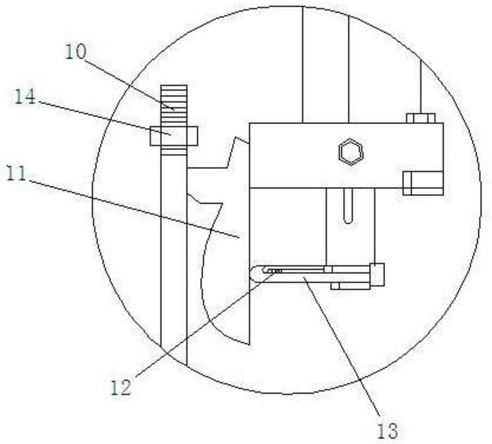 Closed annular metal part cutting, bending, forming and discharging device and working method