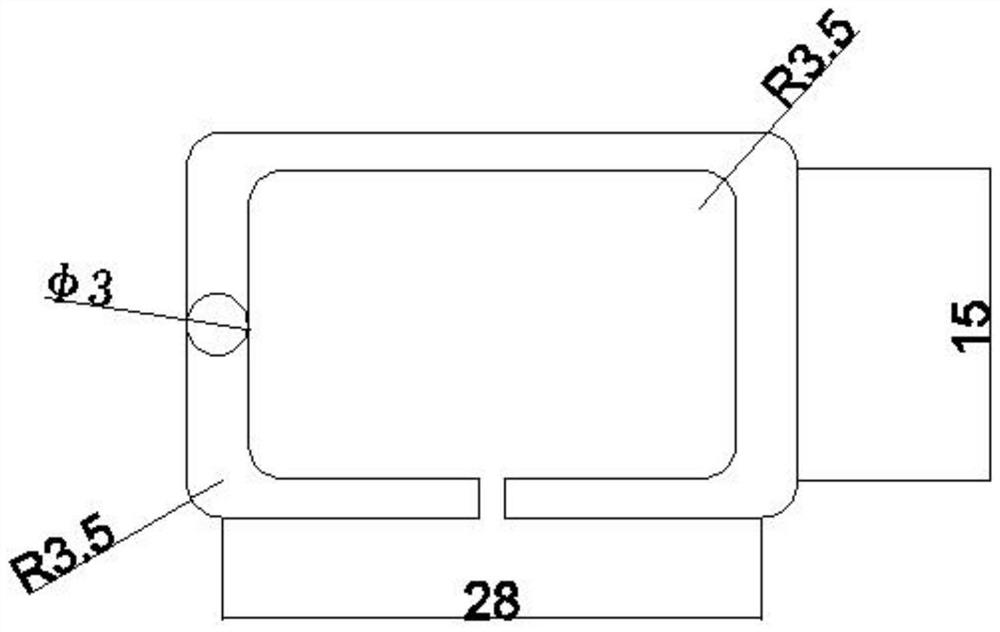 Closed annular metal part cutting, bending, forming and discharging device and working method