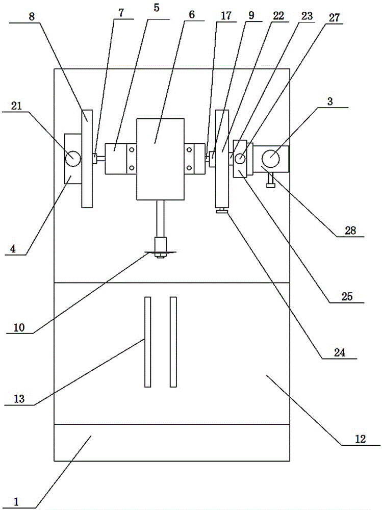 Key groove broach sharpening machine