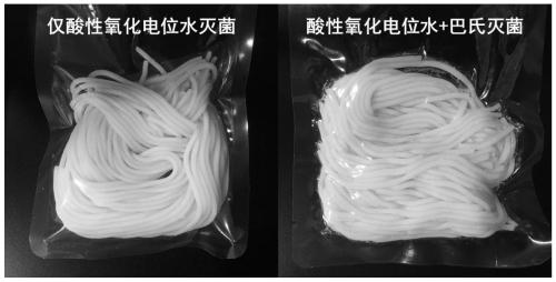 Sterilization method for fresh-kept wet rice noodles