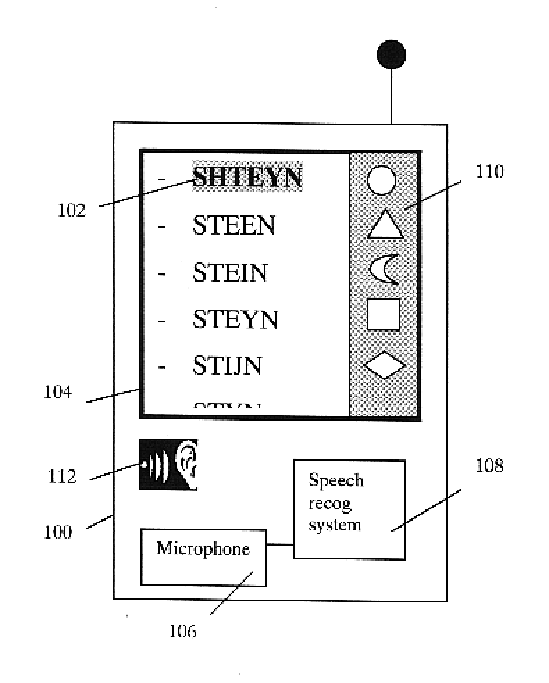 UI with graphics-assisted voice control system