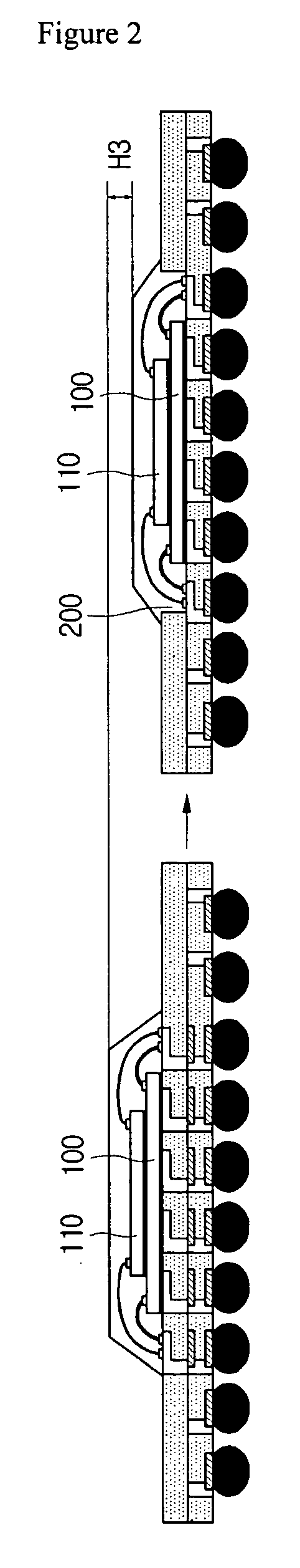 Rigid-flexible printed circuit board for package on package and manufacturing method