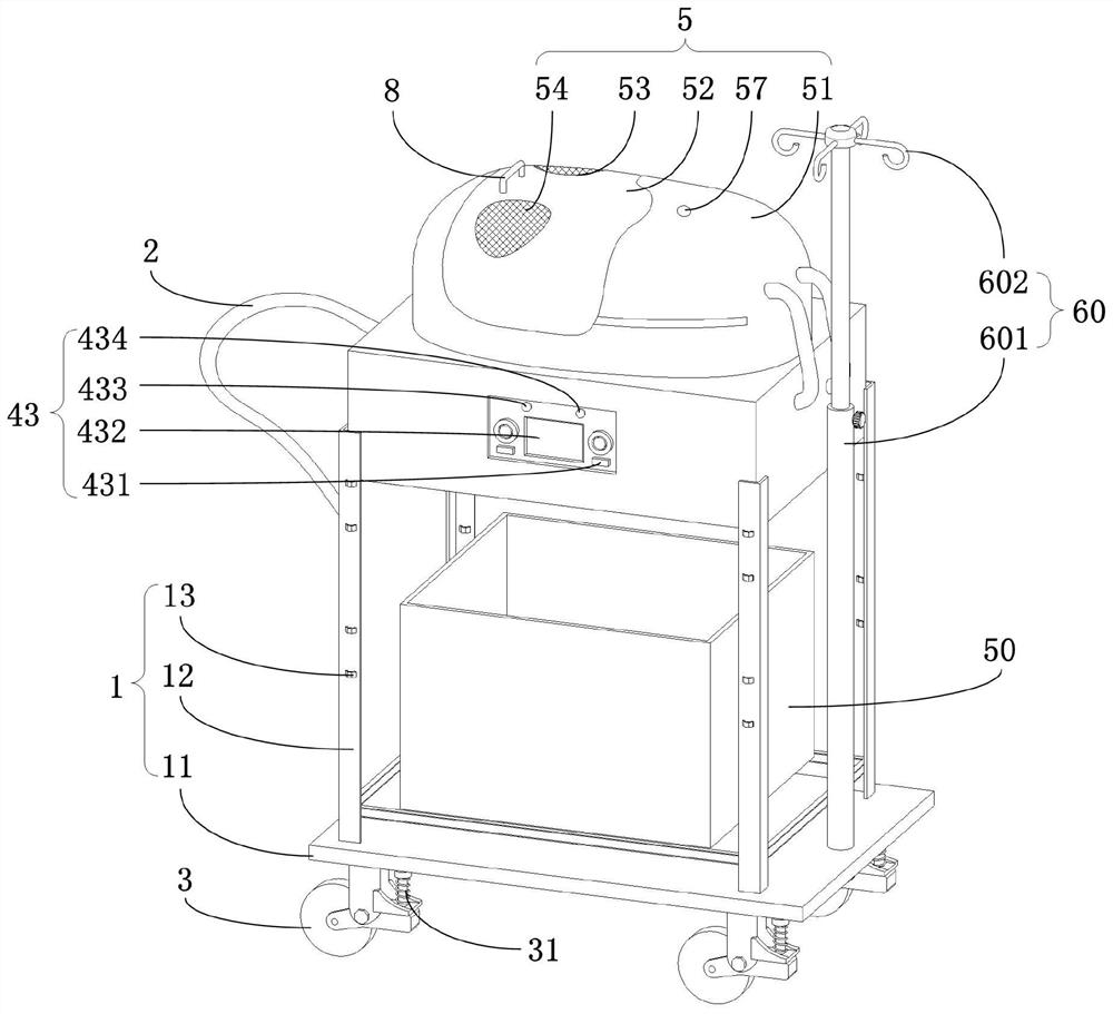 Intelligent newborn transfer heat preservation cart