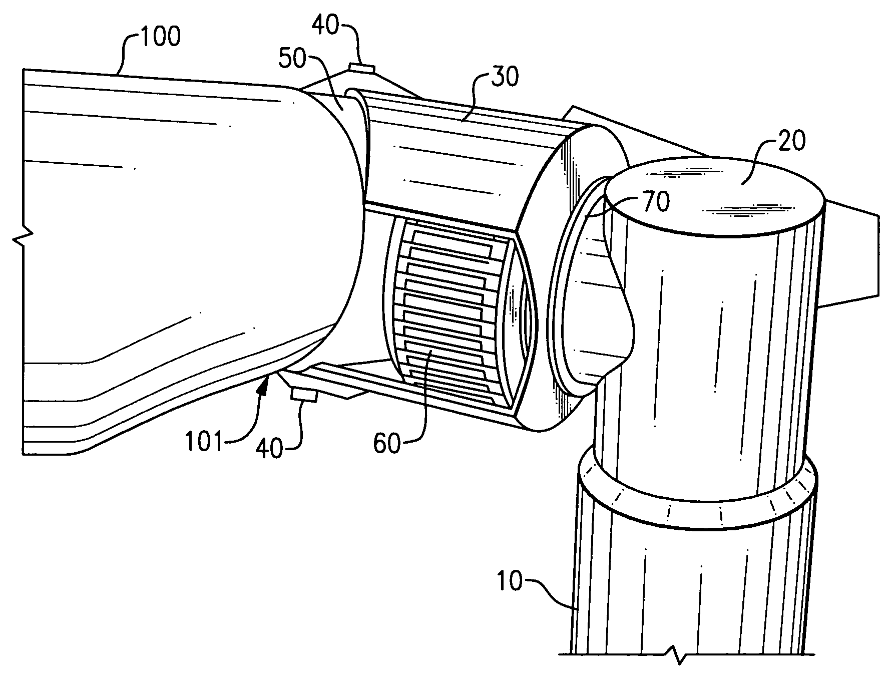 Wind-turbine with load-carrying skin