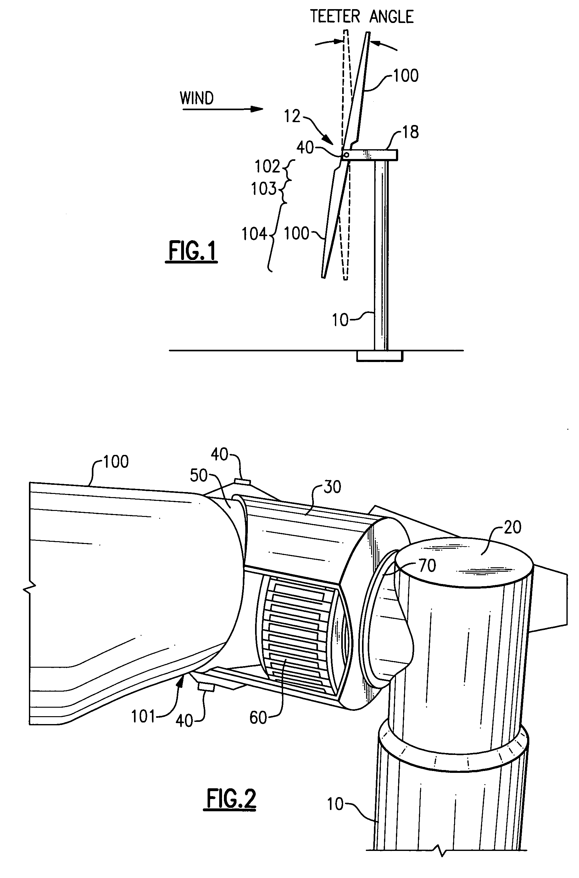 Wind-turbine with load-carrying skin