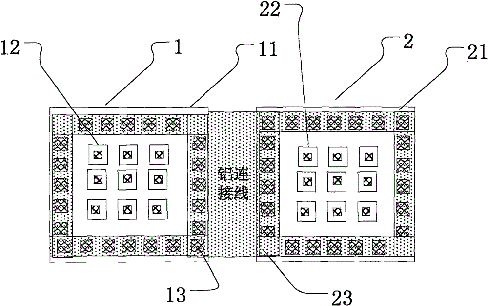 Photoelectric detection sensor compatible with silicon bipolar process