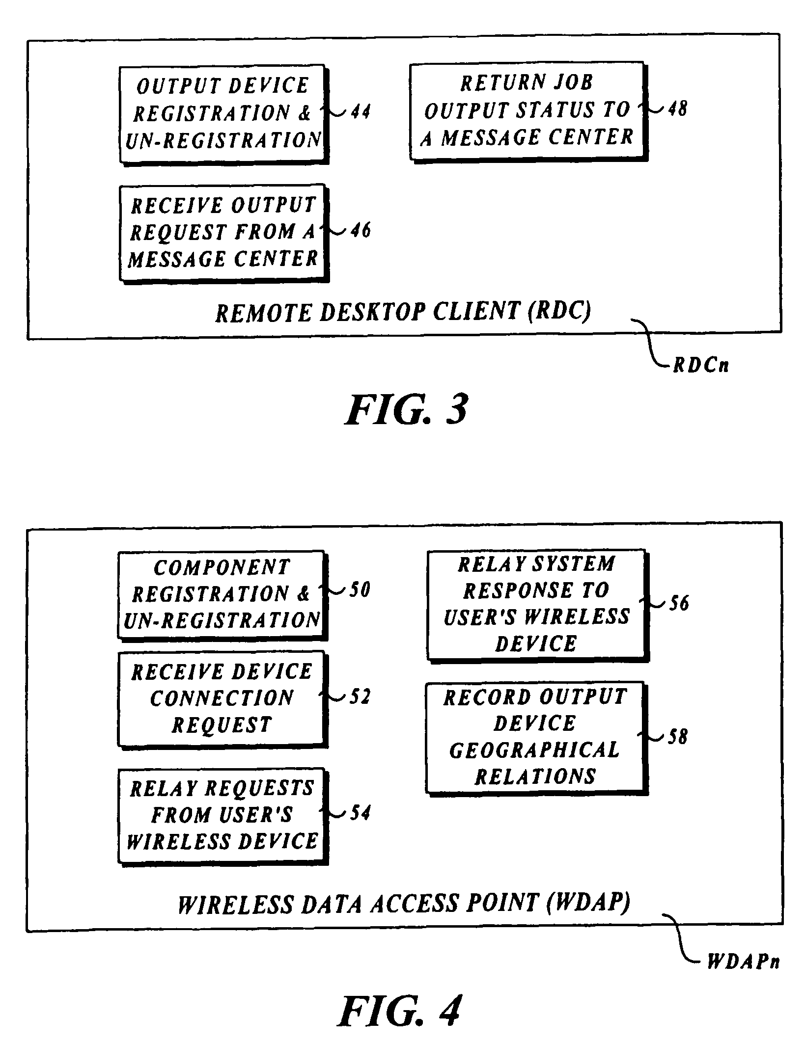 Output management system and method for enabling printing via wireless devices