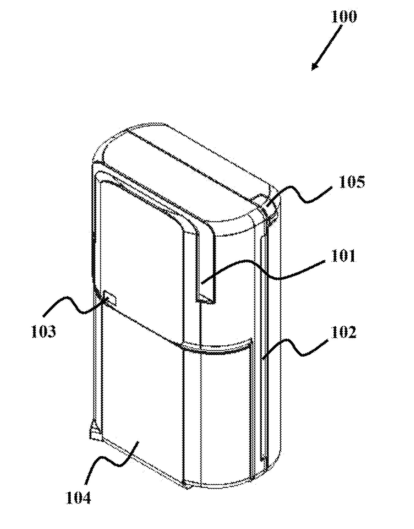 Dongle device with rechargeable power supply for a secure electronic transaction