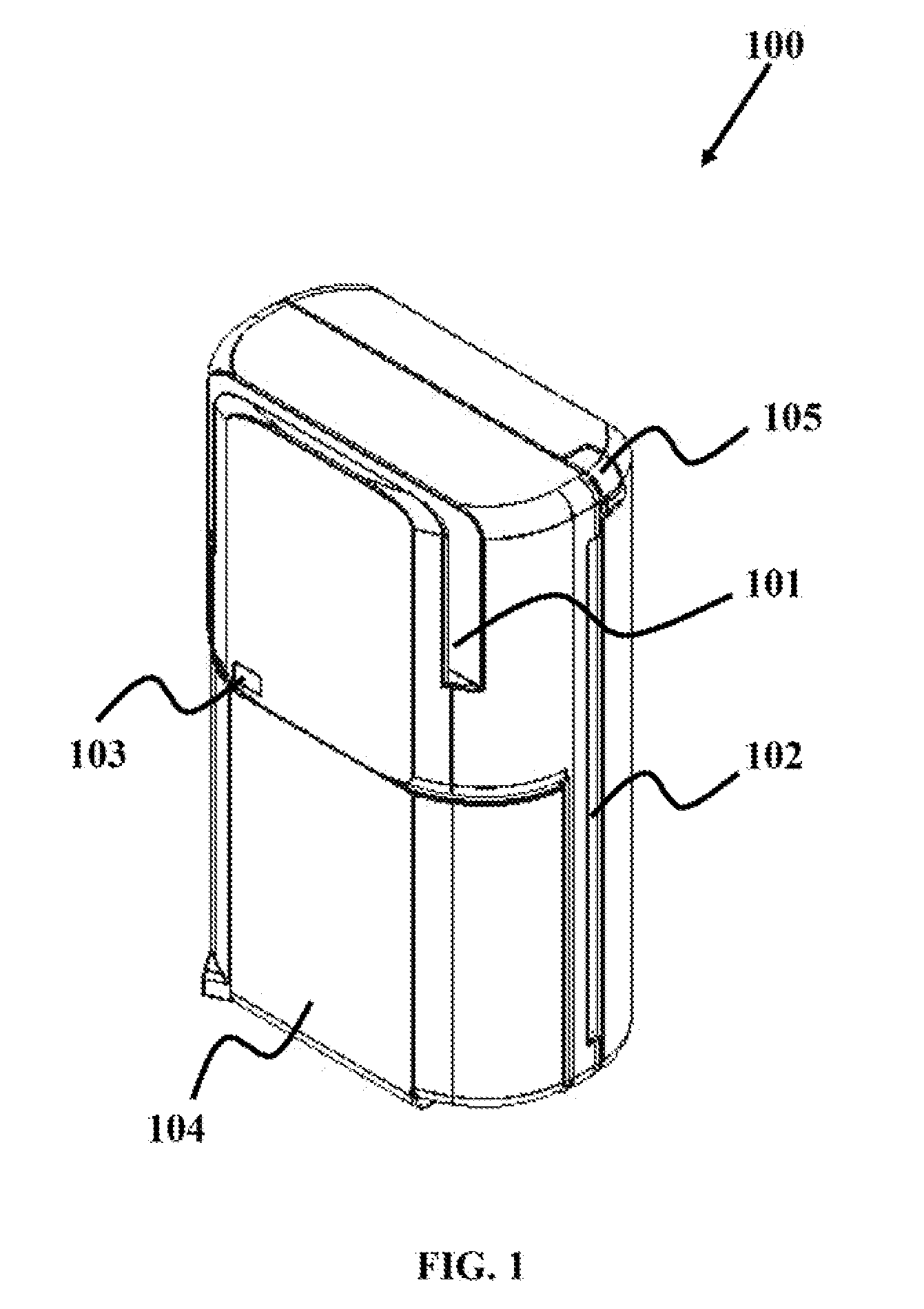 Dongle device with rechargeable power supply for a secure electronic transaction