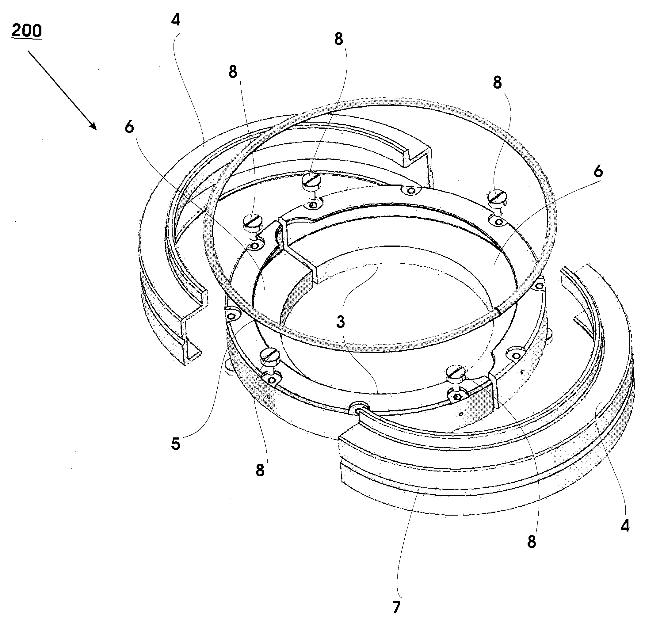 Device for supporting a rotatable target and sputtering apparatus