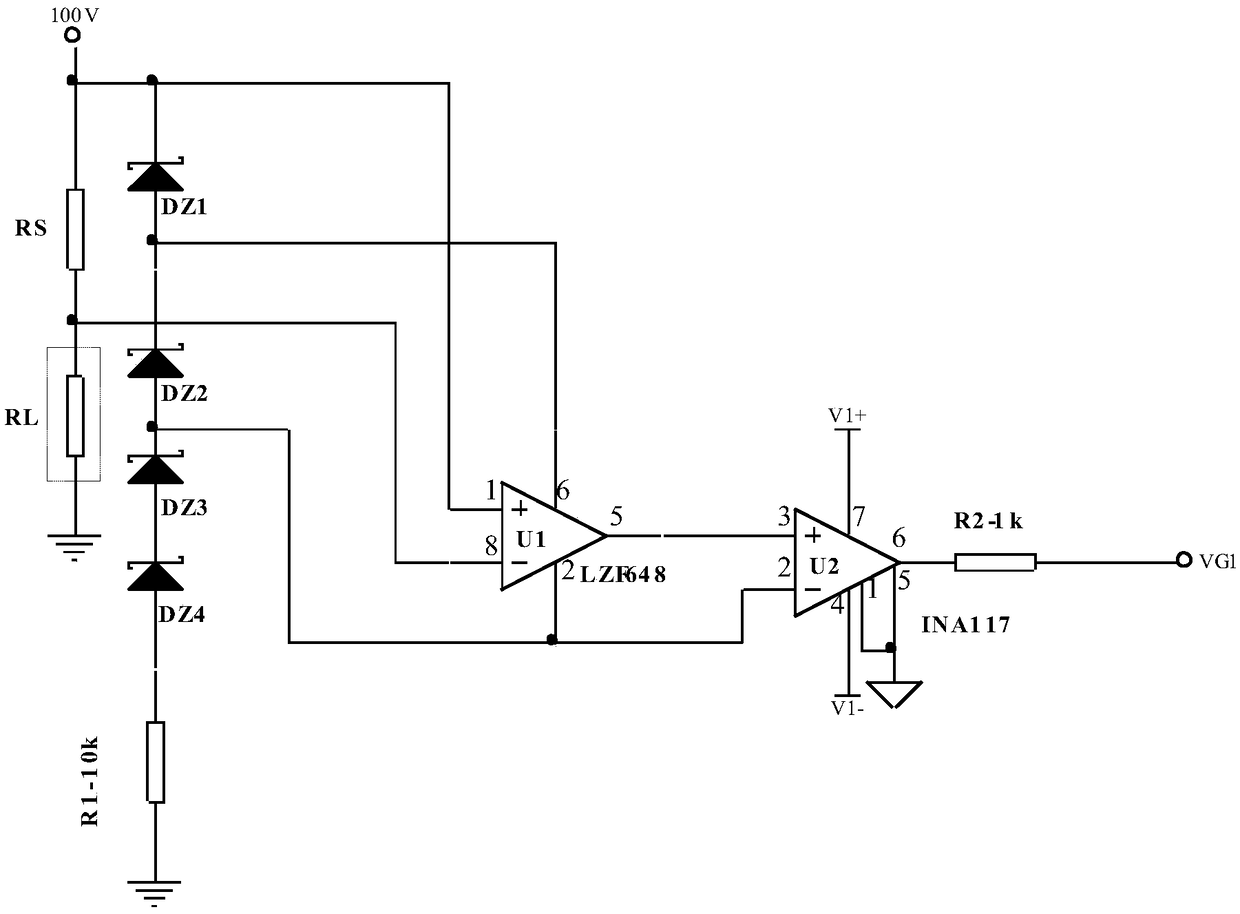 Anti-radiation 100v high-precision current detection circuit