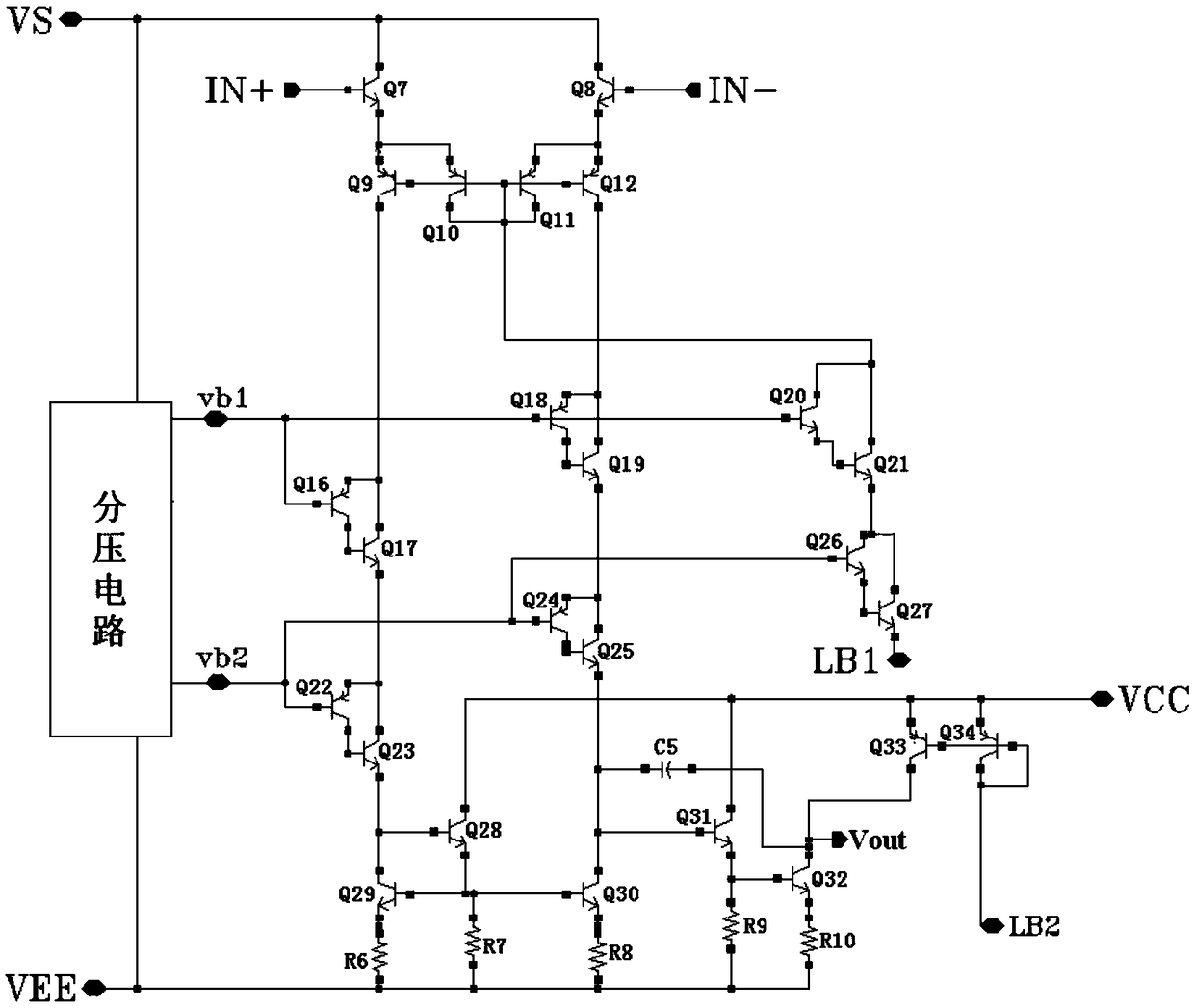 Anti-radiation 100v high-precision current detection circuit
