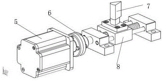 Knife bending device of numerical control knife bending machine