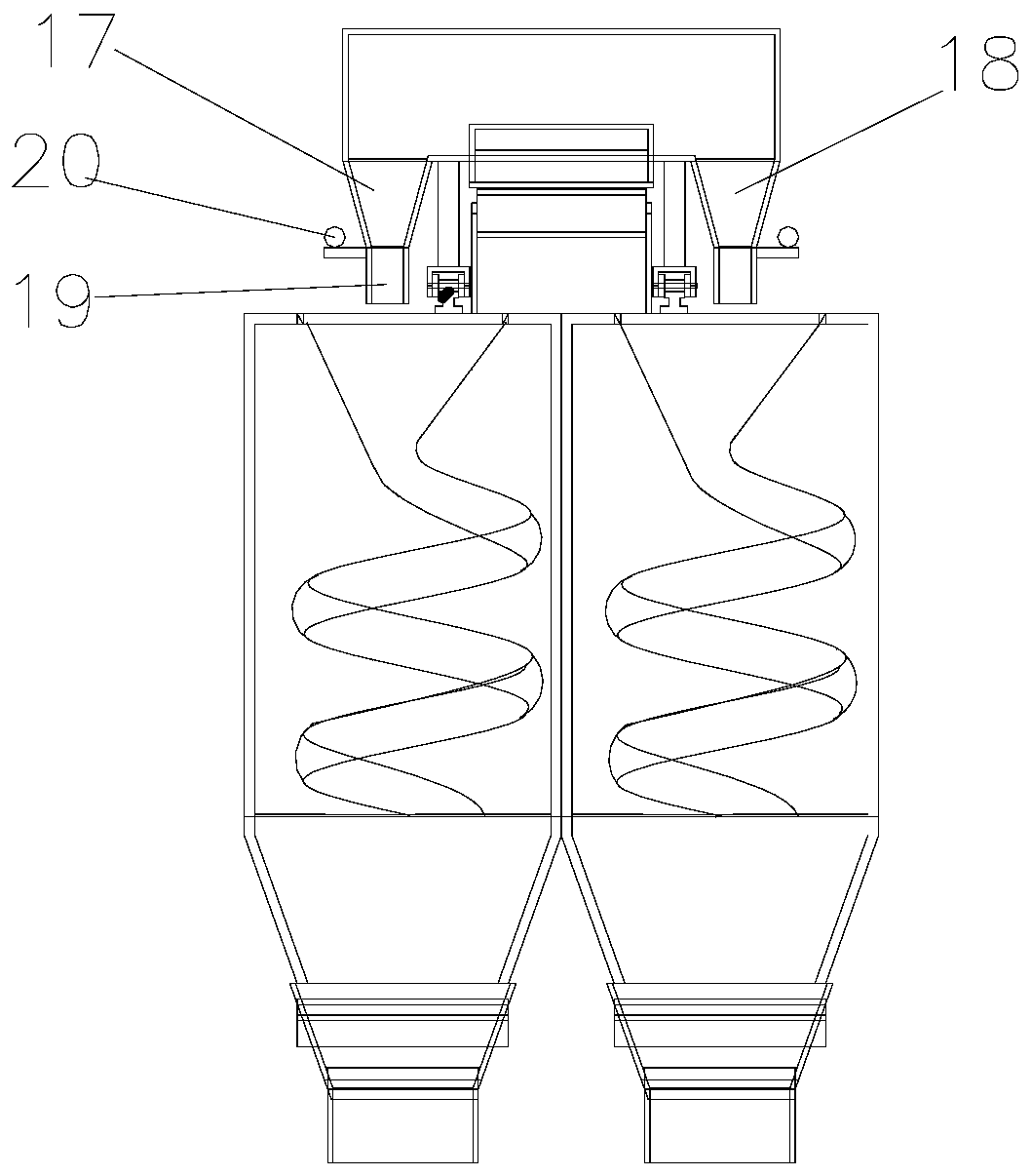 Grain cleaning and automatic classification and warehousing integrated system