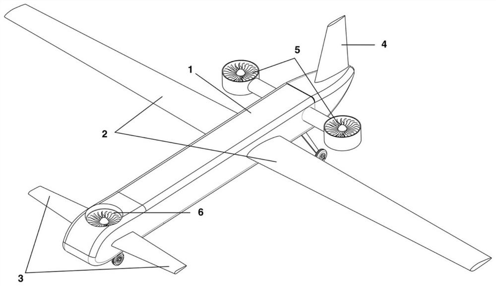 Vertical and horizontal dual-purpose aircraft based on tilting power