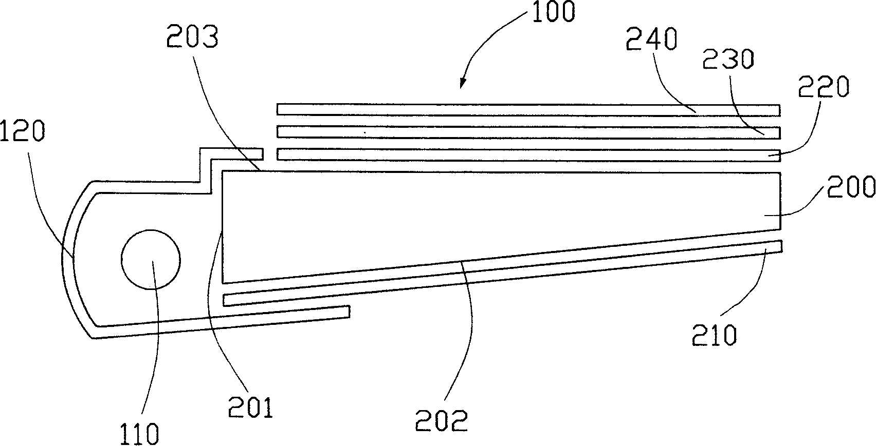 Ligh conducting plate