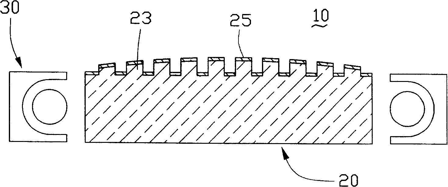 Ligh conducting plate