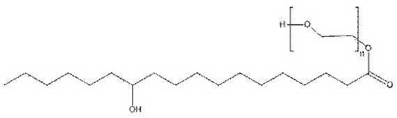 Solid-phase load method for synthesizing polyethylene glycol-12-hydroxystearate