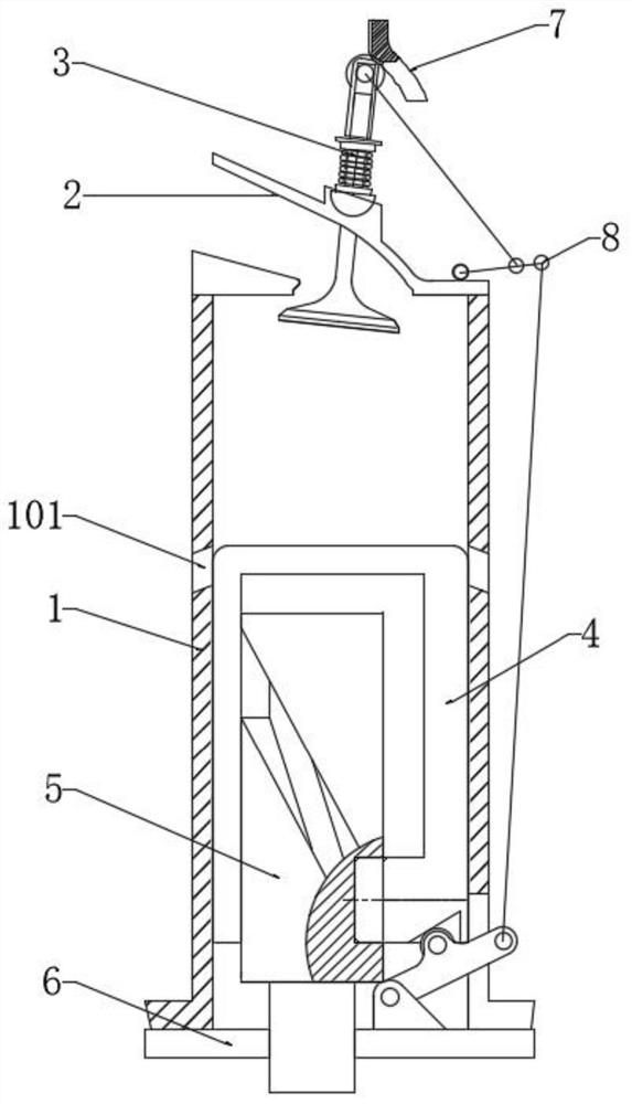 Crankshaft-free two-stroke reciprocating engine