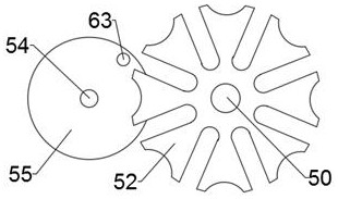 Automatic blending device for testing solution characteristics under different concentrations