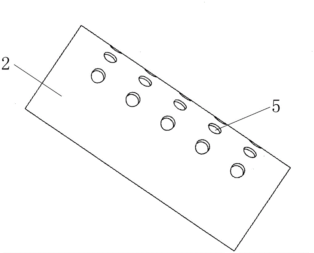 A metal mesh composite plastic-steel component