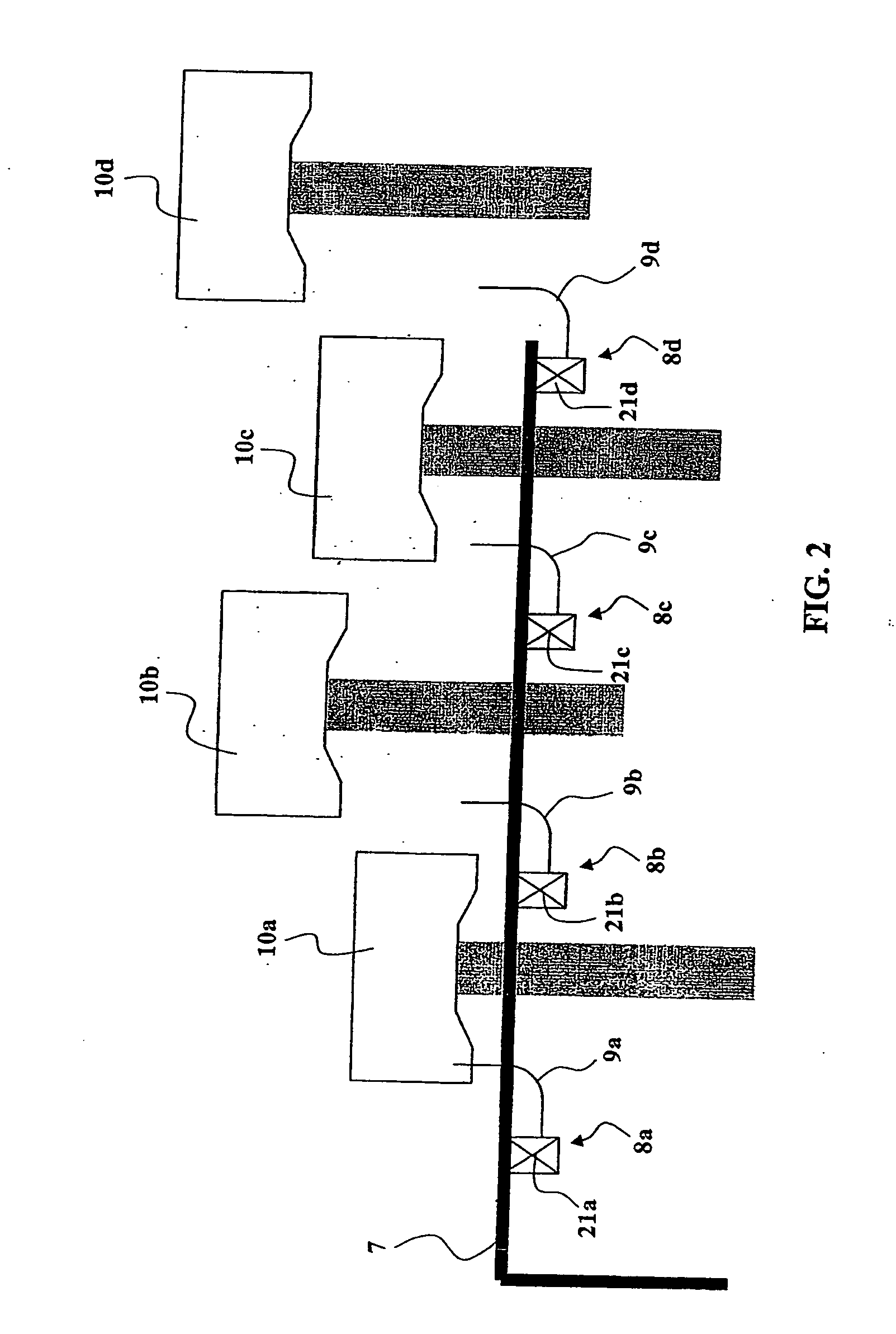 Controlled leakage valve for piston cooling nozzle