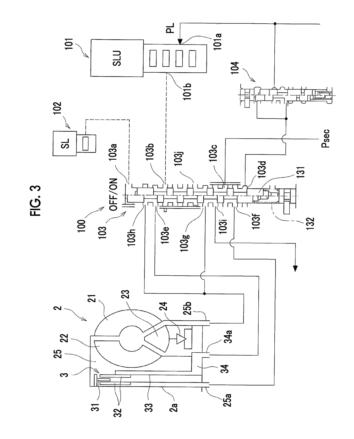 Control device for multi-disc lock-up clutch