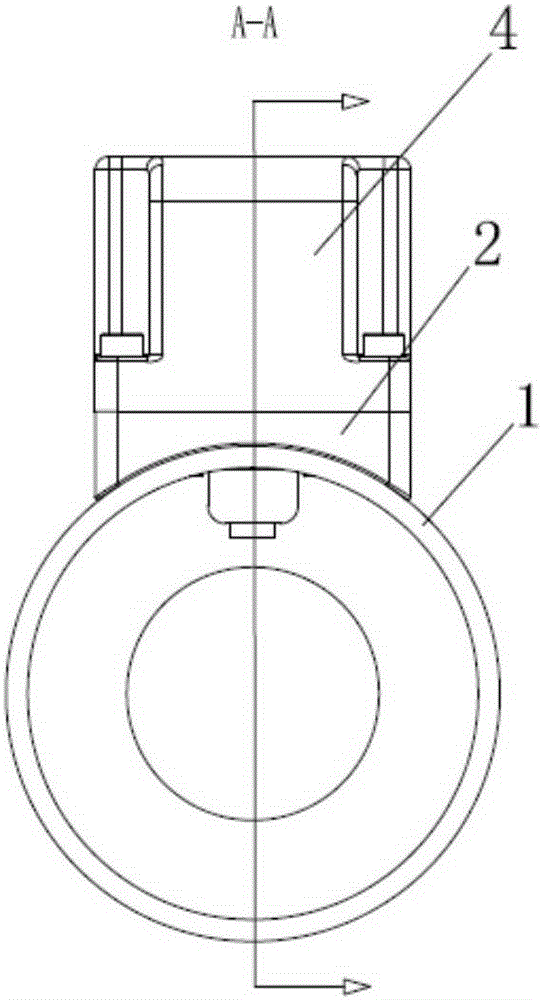 Magnetic inductive type rebound sensor