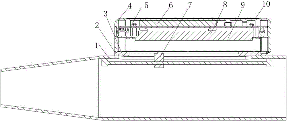 Magnetic inductive type rebound sensor