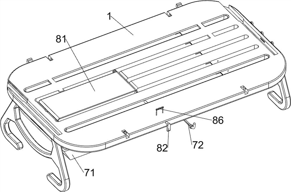 Bed with bathing function special forparalyzed patient