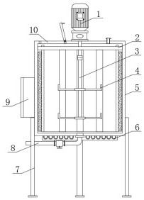 Artificial particle board adhesive and production method thereof