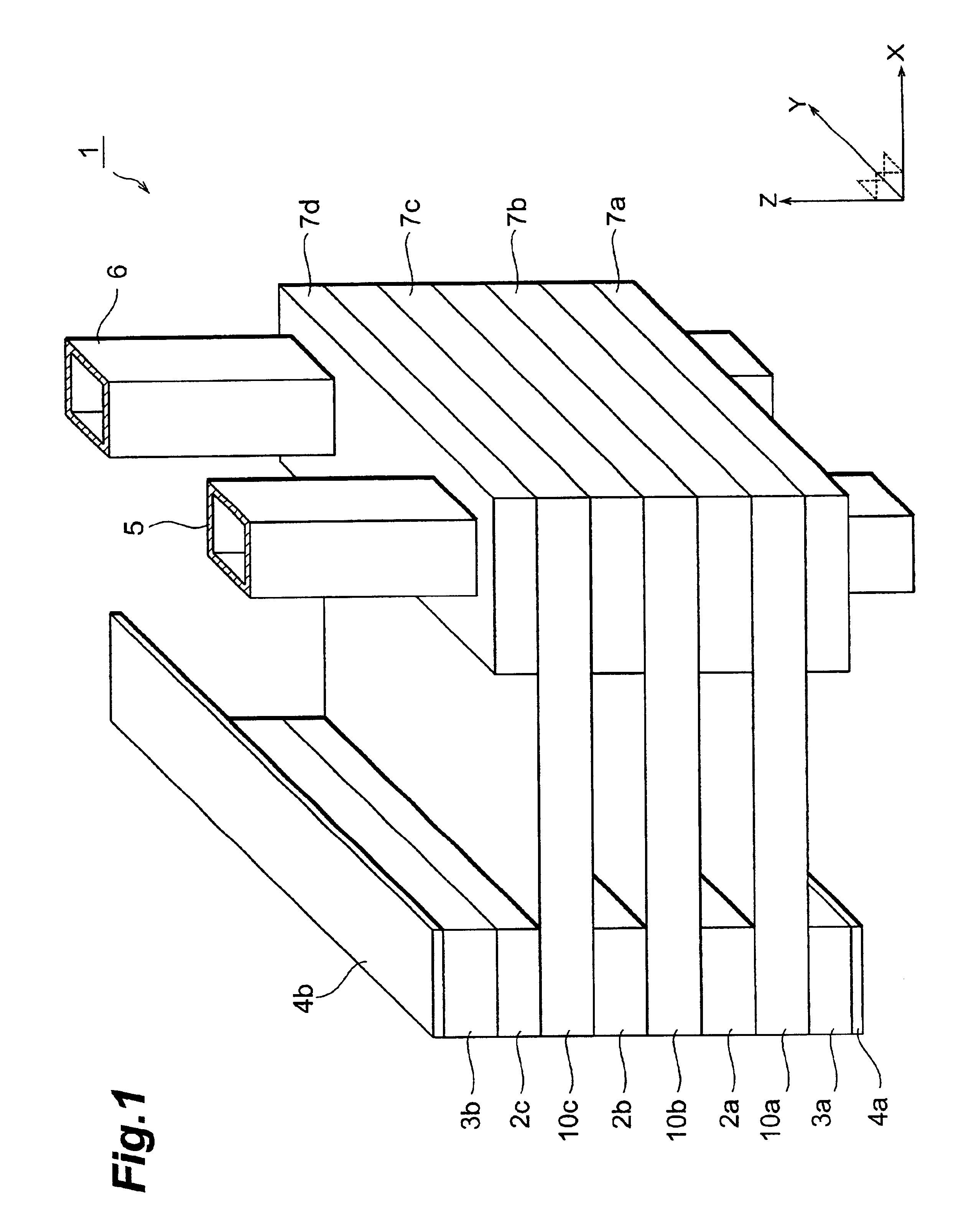 Heat sink and semiconductor laser apparatus and semiconductor laser stack apparatus using the same