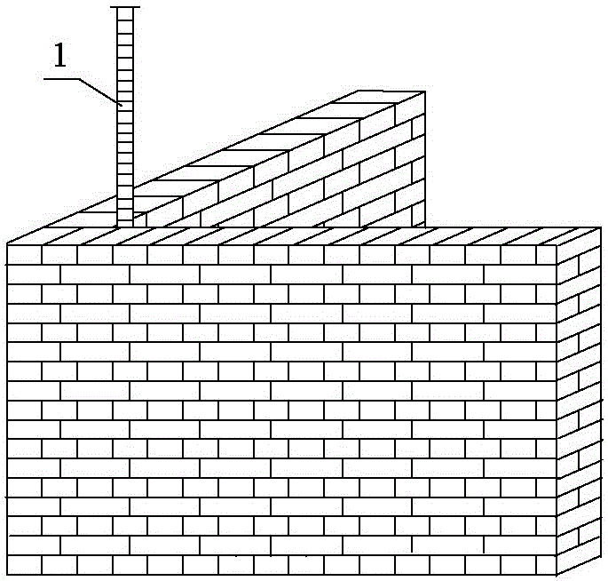 Stretchable story pole and using method