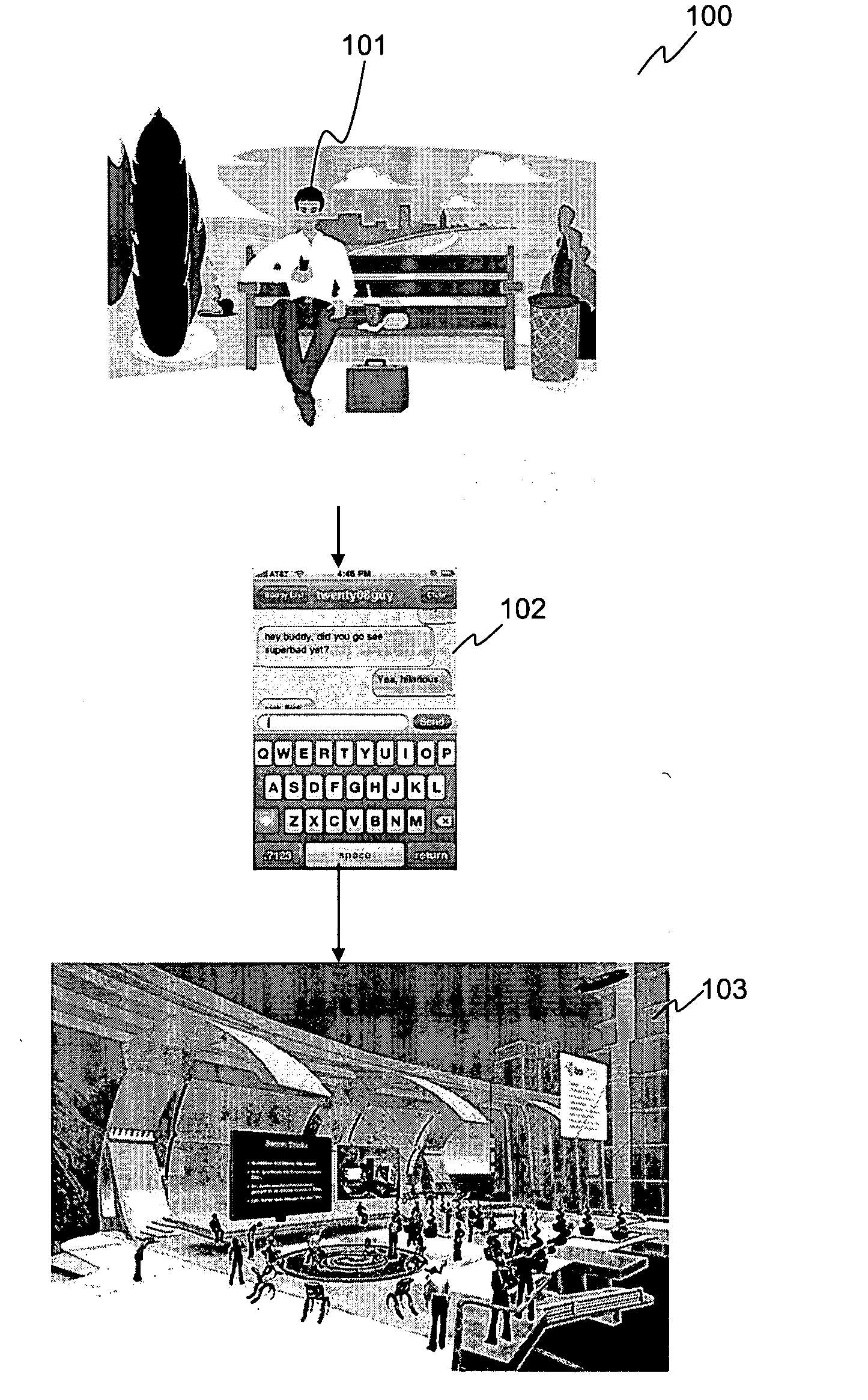 System and method for automatically controlling avatar actions using mobile sensors