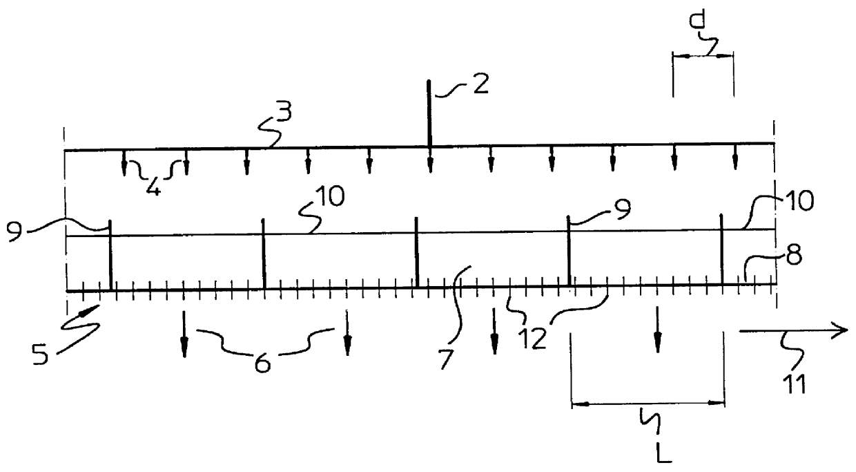Method and device for the controlled break-up of liquid jets
