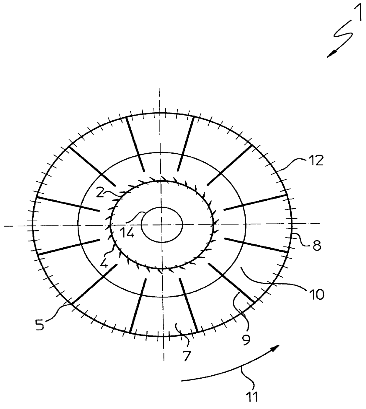 Method and device for the controlled break-up of liquid jets