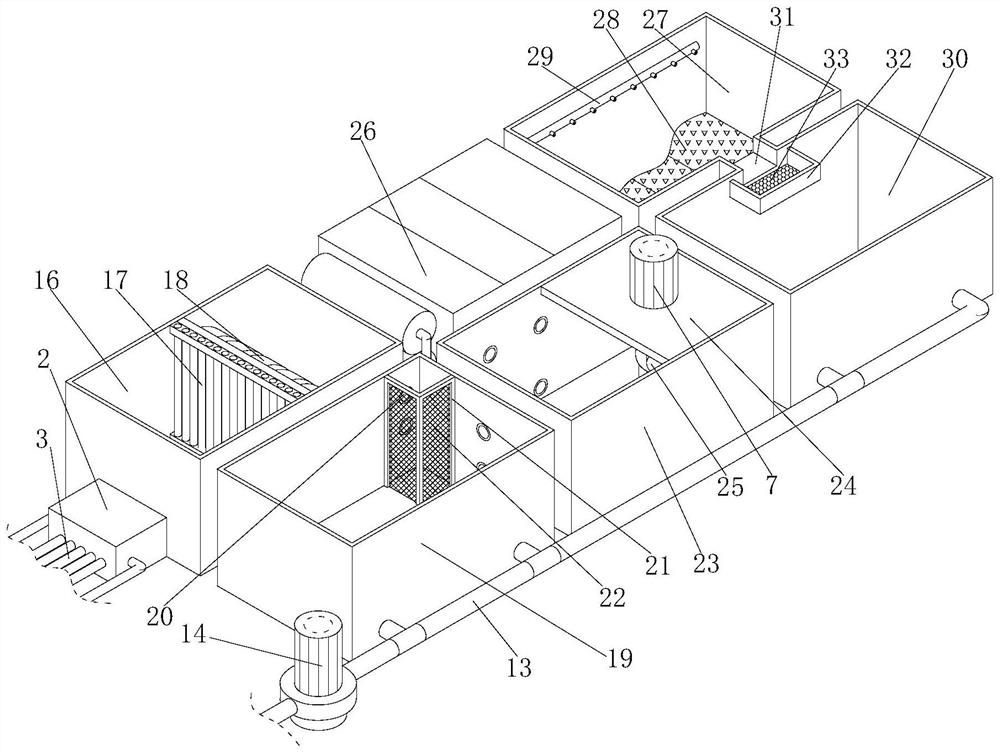 Energy-saving sewage treatment device and method