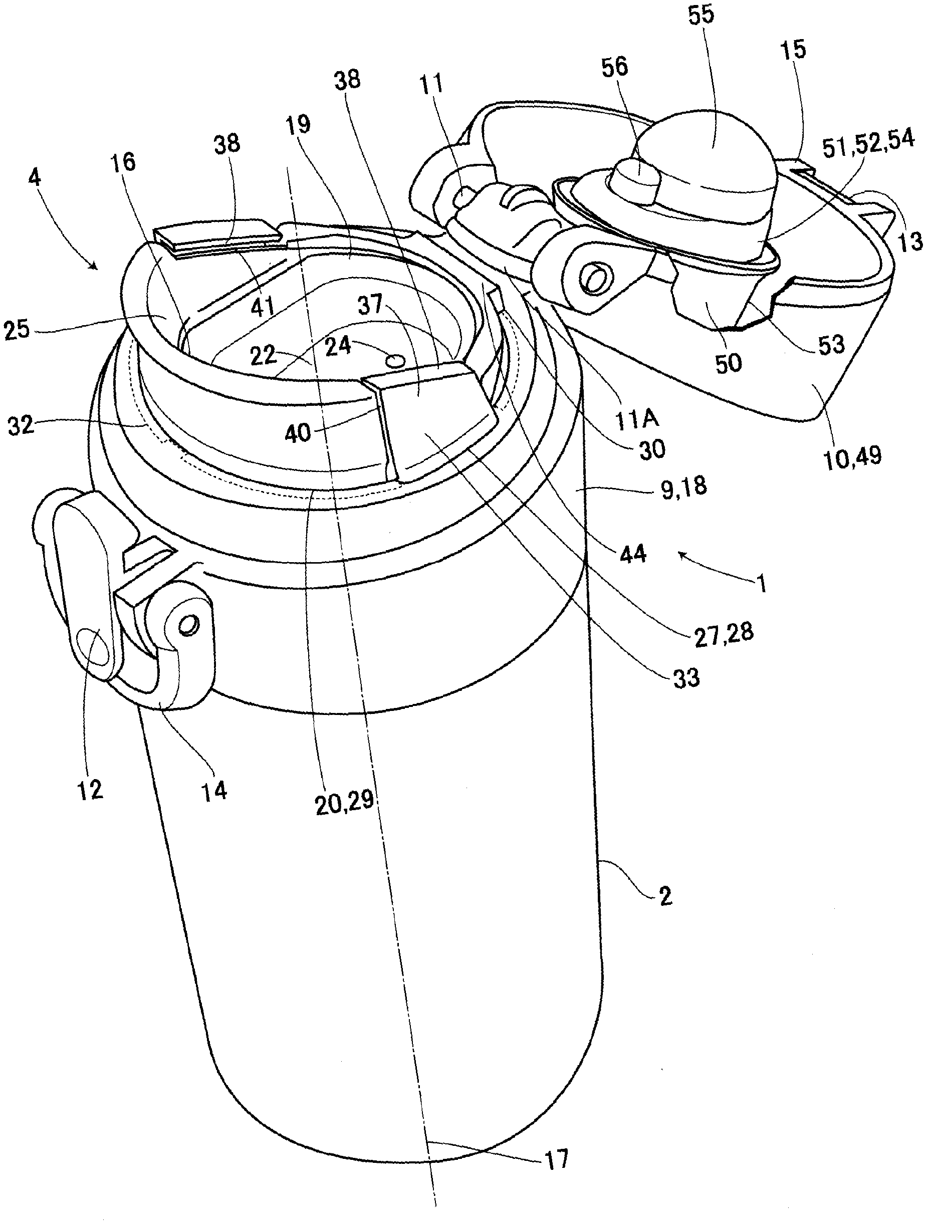 Plug body for beverage container