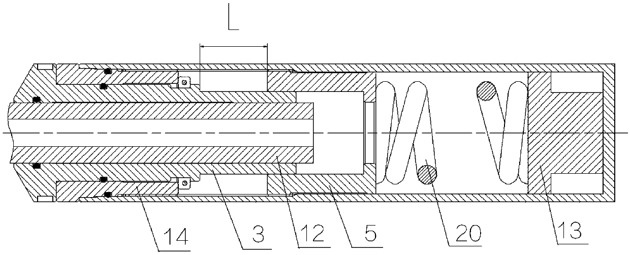 Cable-type hydraulic vibrating device with adjustable releasing force value