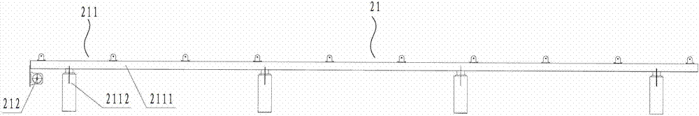 Semiautomatic streamline type production system and method for high-strength threaded steel bar