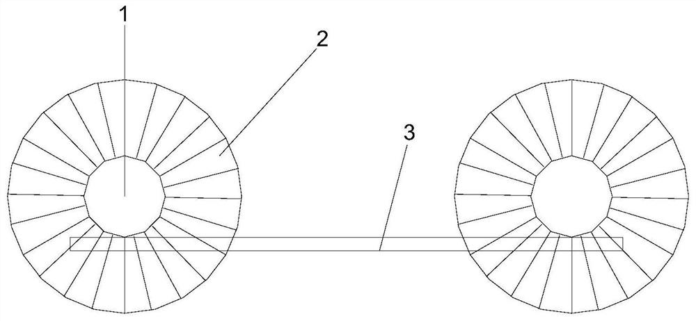 Ecological demolition system and construction method of cast-in-place box girder with piers retained