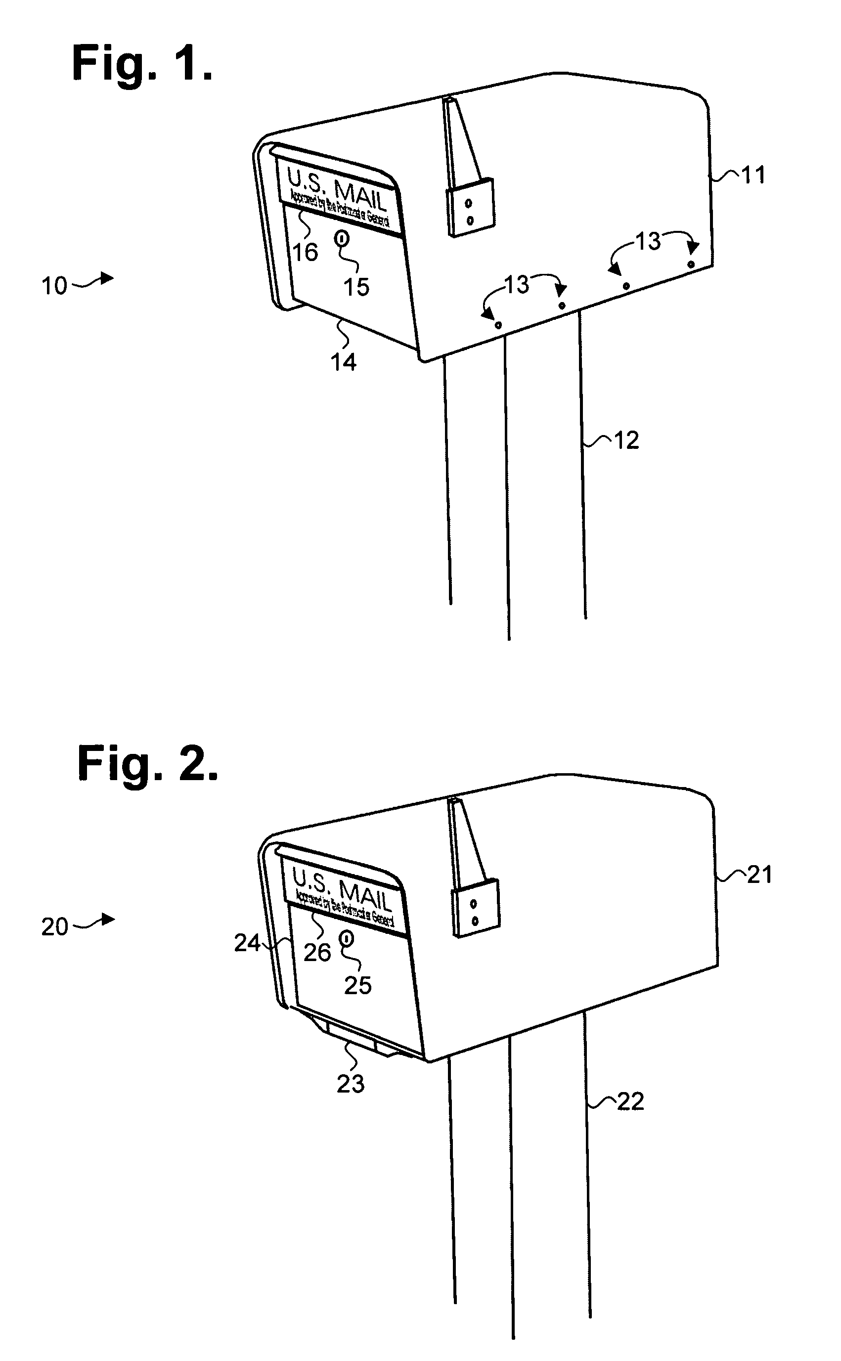 Locking mechanism for a theft-resistant mailbox
