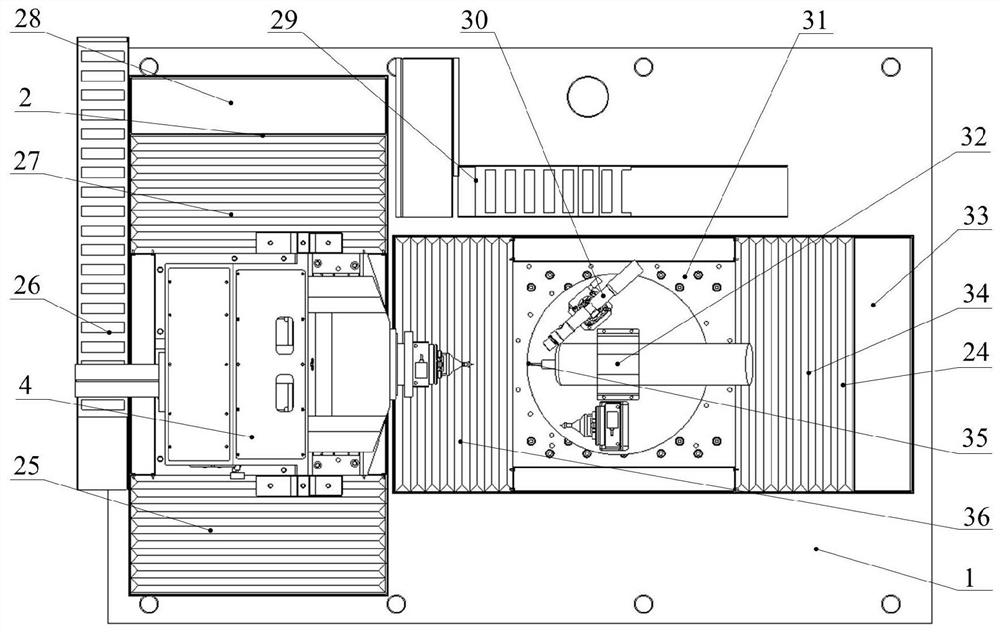 Machining device for full-surface micro-pit structure of thin-wall spherical shell type micro-component